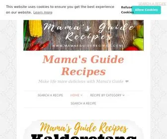 Mamasguiderecipes.com(Mama's Guide Recipes) Screenshot