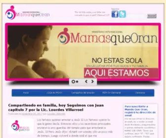 Mamasqueoran.com(Ministerio Internacional "Mamás que Oran") Screenshot