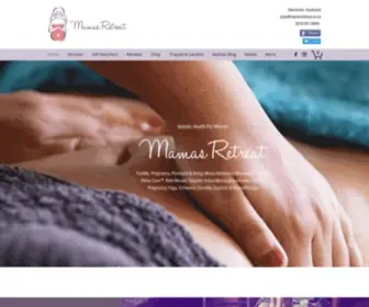 Mamasretreat.co.nz(Pregnancy Massage Auckland) Screenshot