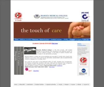 Mamatamedicalcollege.com(Mamata Medical College) Screenshot