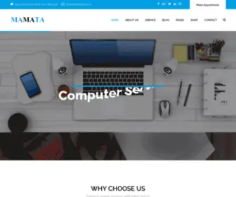 Mamata.net.in(Computer,Laptop, Mobile, and all electric goods service) Screenshot