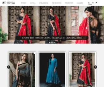 Mamathatulluri.com(INDIAN Traditional Designer wear For Women) Screenshot