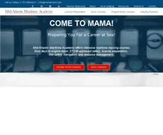 Mamatrains.com(Maritime Training Center) Screenshot