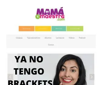 Mamaymaestra.com(Mamá y maestra) Screenshot