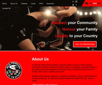 Mambamma.com(Mamba Martial Arts Academy) Screenshot