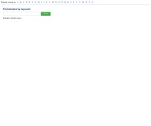 Mamboforge.net(Service to find a domain name (ever registered)) Screenshot