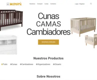 Mambru.com.gt(Cunas en Guatemala) Screenshot