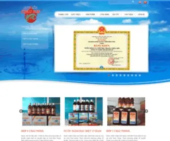 Mamchauson.com.vn(Nước mắm nhỉ cá cơm Nha Trang) Screenshot