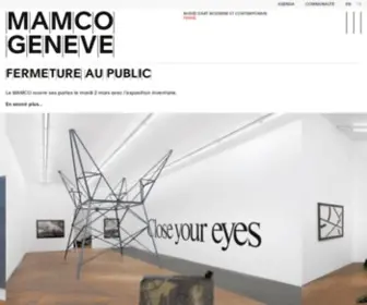 Mamco.ch(Genève) Screenshot