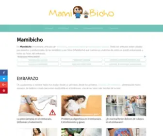 Mamibicho.com(Blog de embarazo) Screenshot