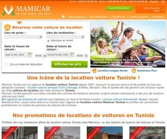 Mamicar.com(Location voiture Tunisie pas cher) Screenshot