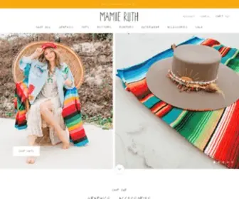 Mamieruth.com(Bohemian Womenâs Style & Music Festival Clothing) Screenshot