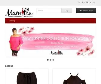 Mamilla.co.za(Mamilla Fashions) Screenshot