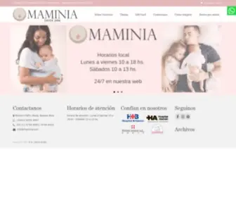 Maminia.com(Mamás y bebés) Screenshot