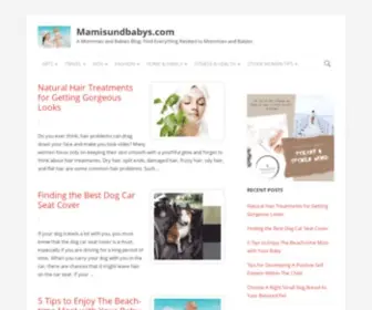 Mamisundbabys.com(A Mommies and Babies Blog) Screenshot