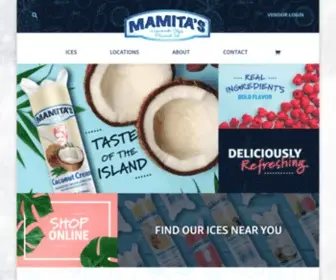 Mamitasices.com(Mamita's Ices) Screenshot