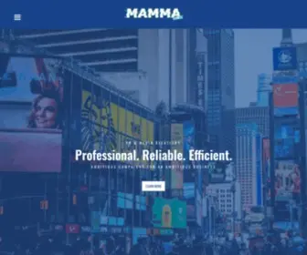 Mamma-Advertising.com(Working with agencies and individuals) Screenshot