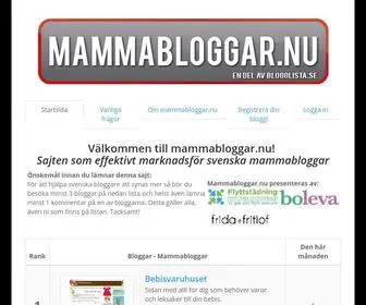 Mammabloggar.nu(Bloggar på) Screenshot