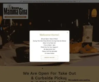 Mammagina.com(Ristorante Mamma Gina) Screenshot