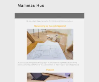 Mammas-Hus.com(Mammas hus) Screenshot