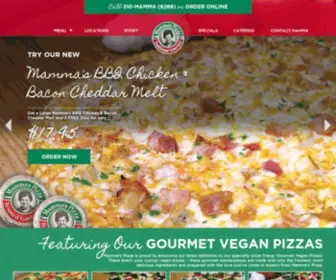 Mammaspizza.com(Mamma's Pizza) Screenshot