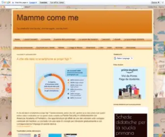 Mammecomeme.com(Mamme come me) Screenshot