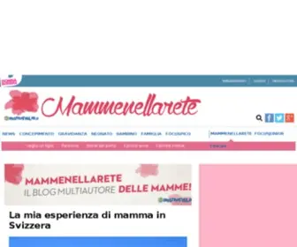 Mammenellarete.it(Gravidanza, Fertilità, Famiglia, Papà e Figli) Screenshot