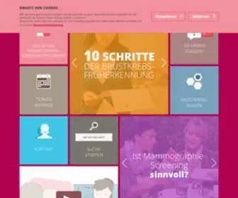Mammo-Programm.de(Das Mammographie Screening) Screenshot