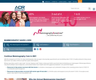 Mammographysaveslives.org(Mammography Saves Lives) Screenshot