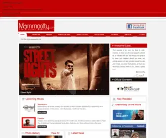 Mammootty.com(Mammootty) Screenshot