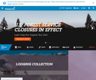 Mammoth-MTN.com(California's Best Skiing & Snowboarding) Screenshot