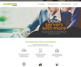 Mammoth.net.au(Cloud VPS Server Hosting in Sydney) Screenshot