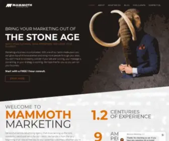 Mammothalaska.com(Advertising and Marketing for Alaskan Business) Screenshot