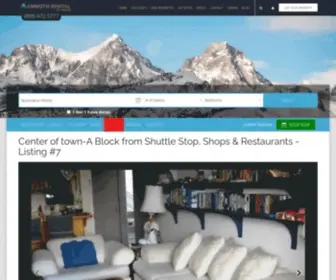 Mammothcondorental.com(Mammoth Lakes Condo Rental) Screenshot