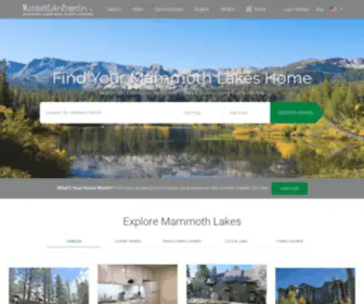 Mammothlakesproperties.com(Properties for sale in Mammoth Lakes) Screenshot