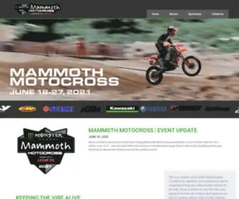 Mammothmotocross.com(Mammoth Motocross) Screenshot