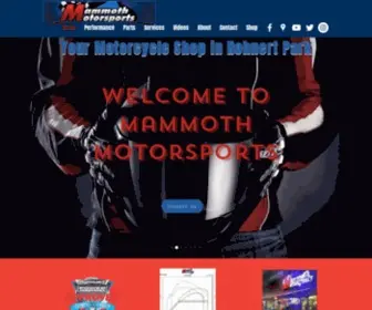 Mammothmotorsports.com(Mammoth Motorsports) Screenshot