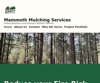 Mammothmulching.com(Mammoth Mulching Services) Screenshot