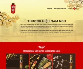 Mamnamngu.com(Nước mắm Nam Ngư chính hãng) Screenshot