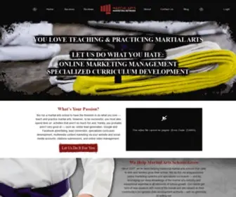 Mamnetwork.com(Martial Arts Marketing Network) Screenshot