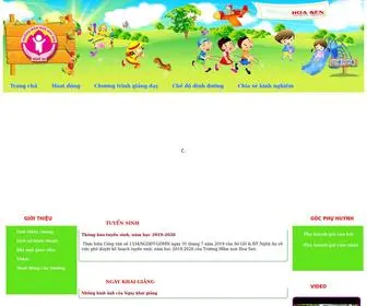 Mamnonhoasen.com(Trường) Screenshot