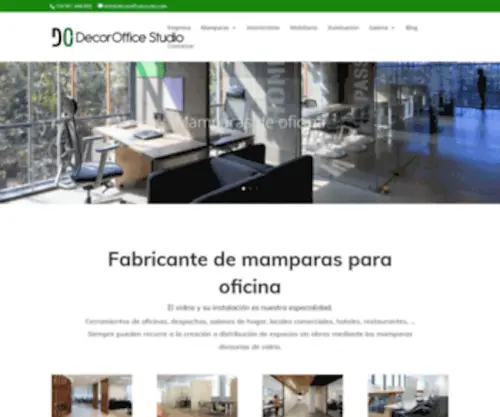 Mamparas-Oficina.com(Mamparas de Oficina Valencia) Screenshot