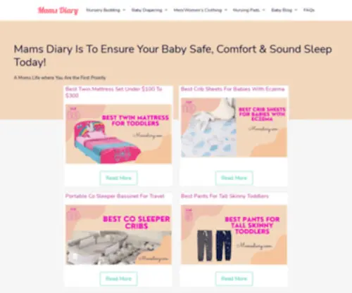 Mamsdiary.com(Mother Belongs Everything of a Family) Screenshot