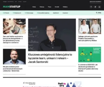 Mamstartup.pl(Polski rynek startupów) Screenshot