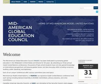 Mamunonline.com(Mid-American Global Education Council) Screenshot