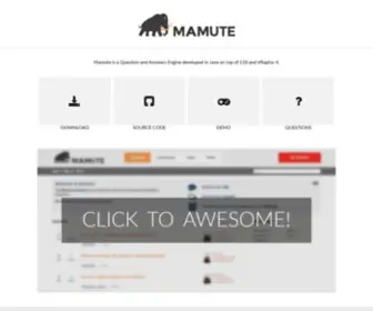 Mamute.org(Mamute) Screenshot