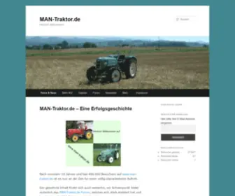 Man-Traktor.de(Herzlich willkommen) Screenshot