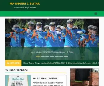 Man1Blitar.sch.id(MAN 1 BLITAR) Screenshot