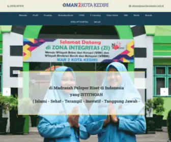Man2Kotakediri.sch.id(MAN 2 Kota Kediri Official Website) Screenshot
