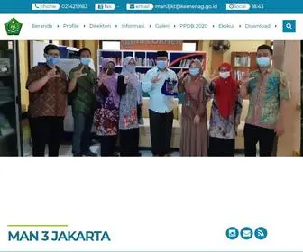 Man3JKT.sch.id(MAN 3 JAKARTA) Screenshot